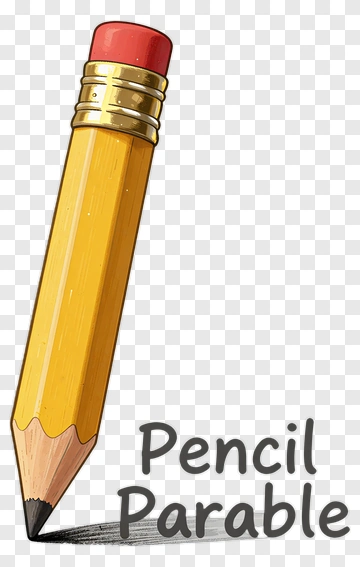 Cartoon Pencil Parable PNG