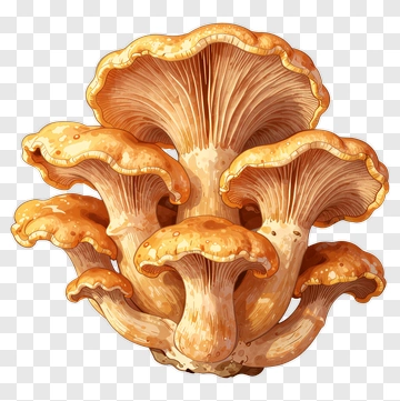 Chanterelle Mushrooms PNG