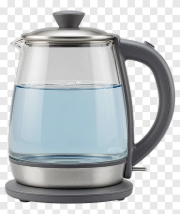 Electric Kettle With Water PNG