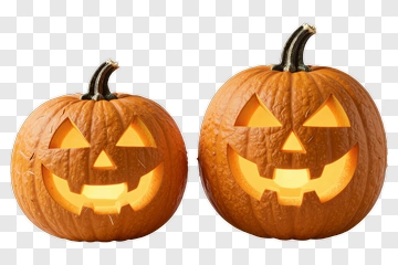 Halloween Jack-O'-Lanterns PNG