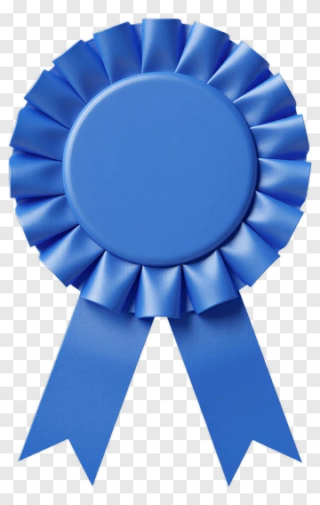 Blue Ribbon Award PNG