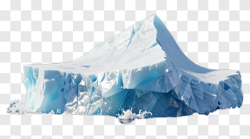 Iceberg In Water PNG
