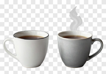 Coffee Cups With Steam PNG