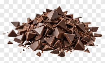 Chocolate Chips Pile PNG