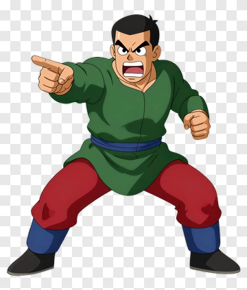 Angry Cartoon Character Pointing PNG