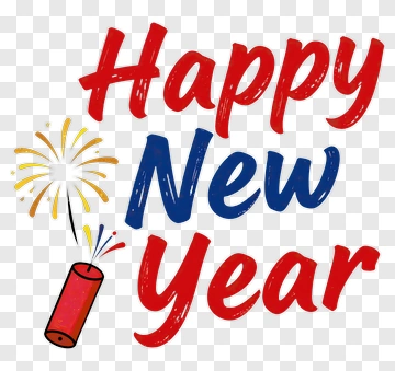 Happy New Year Celebration PNG