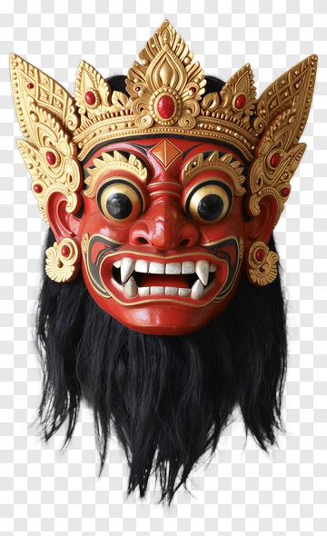 Traditional Balinese Mask PNG