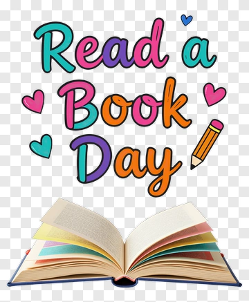 Read A Book Day PNG
