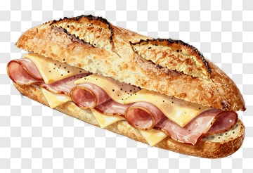 Ham And Cheese Sandwich PNG