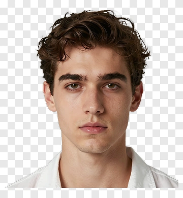 Young Man With Light Brown Hair PNG