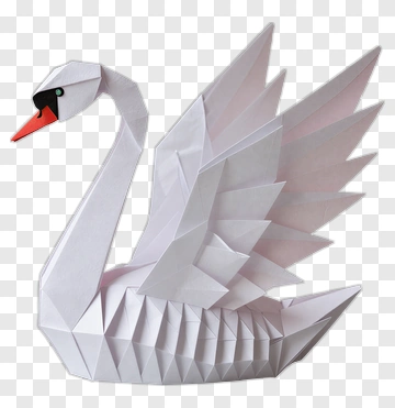 Origami Swan PNG