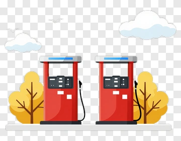 Gas Station Fuel Pumps PNG