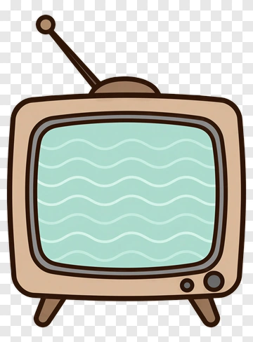 Cartoon Television Set PNG