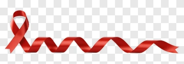 Red Awareness Ribbon PNG