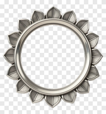 Decorative Floral Frame PNG
