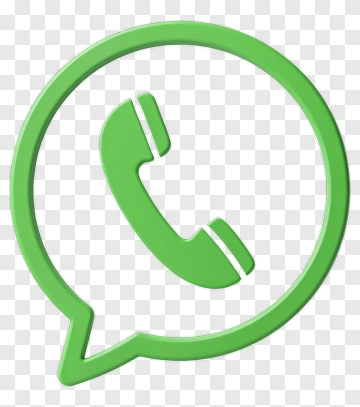 Green Whatsapp Phone Icon PNG