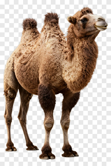 Realistic Camel Standing PNG