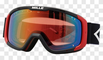 Ski Goggles With Colorful Lens PNG