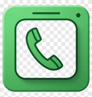 Green Phone Icon PNG