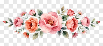 Watercolor Flower Bouquet PNG