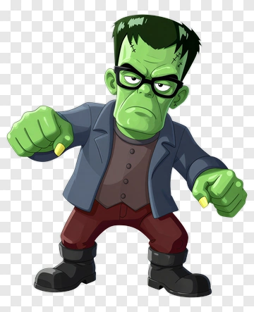 Cartoon Frankenstein Monster PNG