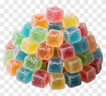 Colorful Candy Stack PNG