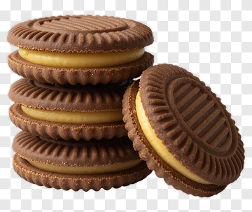 Chocolate Cream Sandwich Cookies PNG