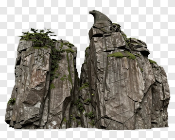 Rocky Mountain Formation With Vegetation PNG