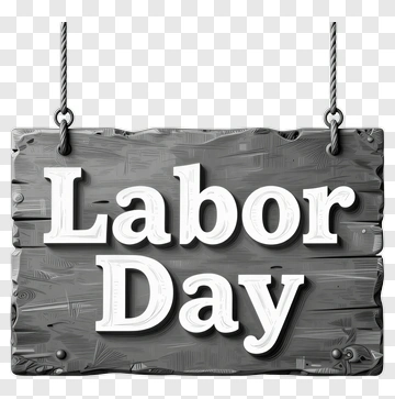 Labor Day Sign PNG