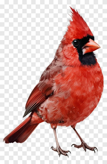 Red Cardinal Bird PNG