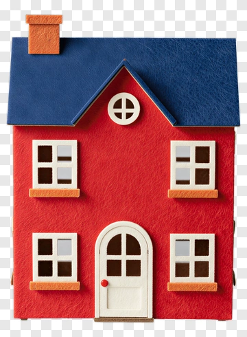 Colorful Toy House PNG