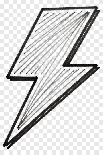 Lightning Bolt Illustration PNG