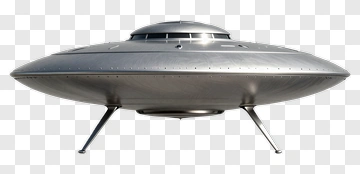 3D Ufo Flying Saucer PNG