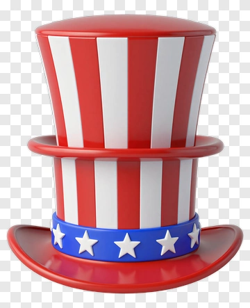 Patriotic Top Hat PNG