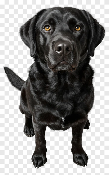 Black Labrador Retriever PNG