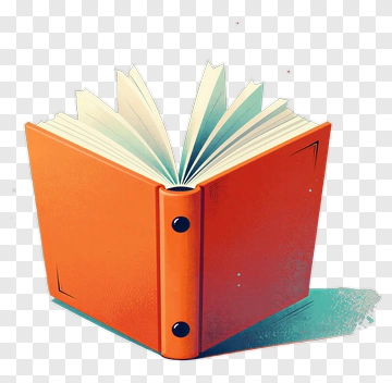 Open Orange Book PNG