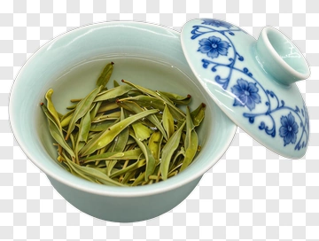 Tea Leaves In A Decorative Bowl PNG