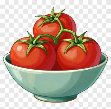 Bowl Of Fresh Red Tomatoes PNG