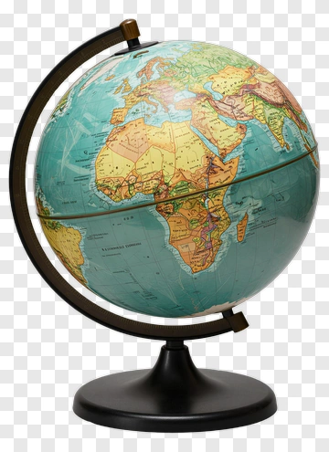 Globe On A Stand PNG