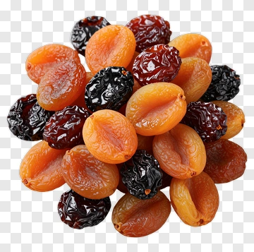Dried Fruit Mix Of Raisins And Apricots PNG
