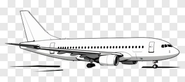 Airplane Illustration PNG