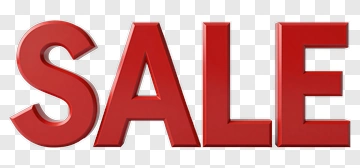 Red Sale Sign PNG