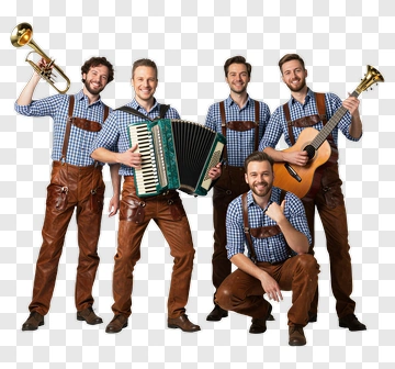 Oompah Band Performing With Instruments PNG
