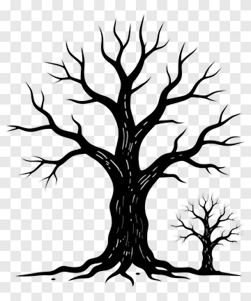 Black Tree Silhouette PNG