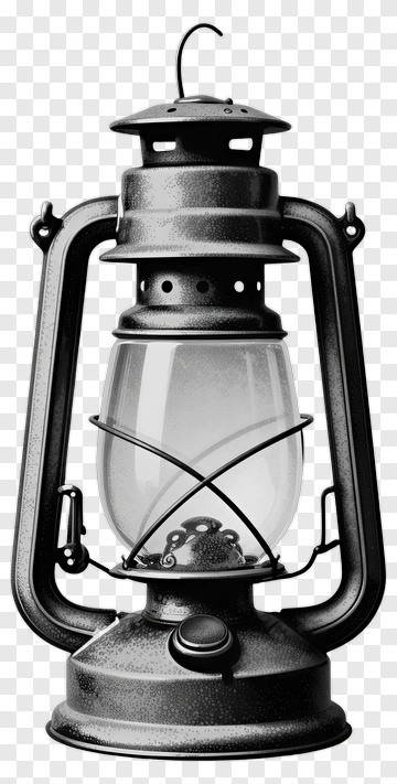 Vintage Oil Lantern PNG