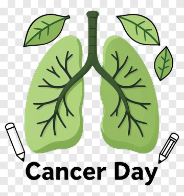 Cancer Day Lung Awareness Illustration PNG