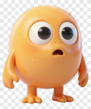 Surprised Cartoon Character PNG