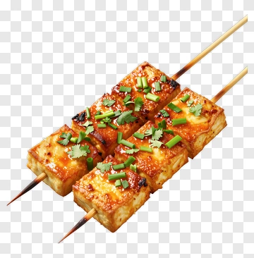 Grilled Tofu Skewers With Herbs PNG