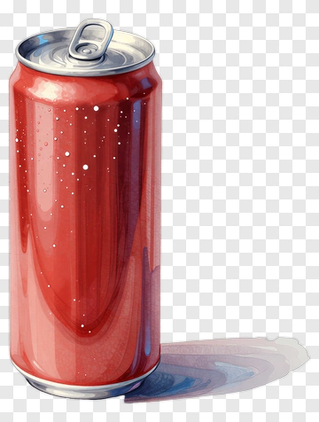 Red Soda Can PNG