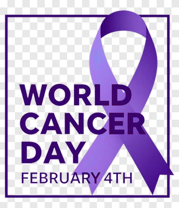 World Cancer Day Ribbon Design PNG
